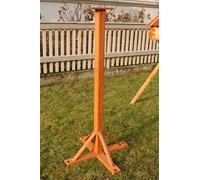 Deko Shop Hannusch Support Pour Nichoir à Oiseaux XXL En Bois Hauteur 1,20 m