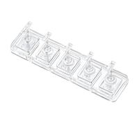 Porte-ongles portable en acrylique avec base robuste, facile à utiliser pour un usage professionnel