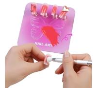 Porte-Ongles Pour La Peinture | pour Exposition des Outils de Peinture et Fournitures - Support de pointes d'ongles acryliques - Pour Femmes Manucure Maison Appartement Salon De Beauté École D'Art