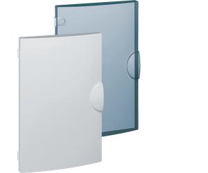 Porte opaque blanc pur Gamm pour coffret Gamma 13, 2 rangées 26 M - HAGER - GP213P