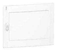 Porte opaque pour coffret Pragma Evolution - 1 rangée - 24 modules Blanc