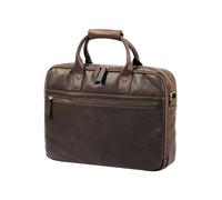 Porte-ordinateur Gérard Henon Cuir de Vachette gras pleine fleur GH 5232 - Chocolat Marron