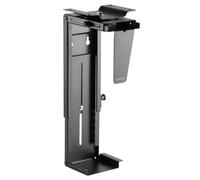 Porte-ordinateur - LogiLink - Réglable - Support rotatif - Montage sous le bureau - Noir