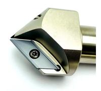 Porte-outil de chanfreinage ECC31005R, 30 45 60 degrés, fraise CNC adaptée aux Inserts de fraisage à broches XCET31040 Plaquettes de Carbure CNC(ECC31005R-45)