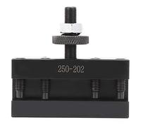 Porte-outil de tour en acier à haute teneur en carbone compatible avec les colonnes 250-202, accessoire de tournage et de dressage à changement rapide pour les applications