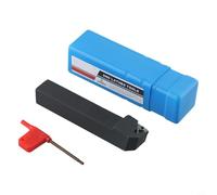 Porte-outil de tournage de filetage externe SER2020K16 pour machines de tour, comprend des inserts en carbure 16ER AG60, acier allié, outil de coupe pour droitier en carbure