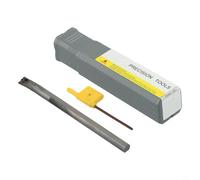 Porte-outil de tournage en carbure C08K-SCLCR06 pour le travail des métaux CNC, 125 mm de long, 8 mm de diamètre, prend en charge les inserts CCMT0602, pour acier durable