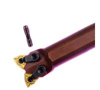Porte-outil de tournage interne à Double tête en acier à ressort, avec Inserts en carbure WNMG, barre de tour CNC, 1 pièce, D16R-MW04R D20R-MW04L D25R-MW08H