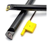 Porte-outil de tournage interne, barre d'alésage, insertion en carbure DCMT, outil coupe CNC Plaquettes de Carbure CNC(No insert,S12M-SDUCL07 (Left))