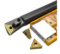 Porte-outil de tournage interne, Inserts en carbure TNMG16, barre tour, ensemble d'outils coupe CNC, 1 pièce Plaquettes de Carbure CNC(160404-MA vp15,S16Q-MTUNL16)