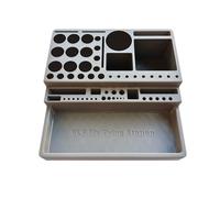 Porte-outil d'outil d'attache à la mouche - Rack à attachement à la mouche, station de stockage de gabarit, porte-pinces | Organisateur de tacle compact pour les accessoires de pêche, station de liais