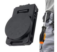 Porte-outil magnétique - Clip à courroie 9x5x2cm, étui de boucle ABS, accessoire aimant enduit en caoutchouc pour les pinces de tournevis à clé de forage | Grip stable antidérapant, pour la constructi