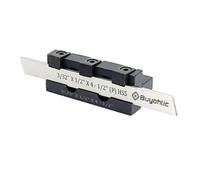 Porte-outils de coupe réglable en hauteur centrale pour machines de tour en métal (lame 10 mm x 1/2 po x 11,4 cm)