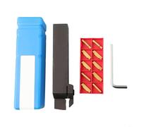 Porte-outils de tour 25 mm MGEHR25253 CNC rainurage tournage avec 10 inserts en carbure MGMN300M pour utilisation avec des matériaux en alliage d'acier
