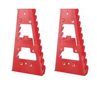 Porte-outils d'ingénierie en ABS avec fentes multirainures et base renforcée pour l'organisation professionnelle du garage, porte-clés robuste pour garage