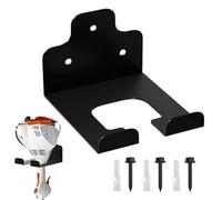 Porte-outils électrique en acier inoxydable robuste | Crochet à outils électriques pour pelouse, jardin, intérieur, extérieur, ferme, sous-sol, pelle, râteau, balai, serpillère