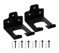 Porte-outils électrique en acier inoxydable robuste | Crochet mural pour garage, débroussailleuse pour intérieur ou extérieur, ferme, sous-sol, pelle, râteau, balai, serpillère