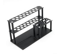 Porte-outils en plastique avec plateau de pièces pour tournevis, pinces, ciseaux, entretien de véhicule télécommandé, établi de loisirs