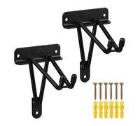 Porte-outils garage Lot 2 Crochets muraux Range-outils Rangement Abri jardin