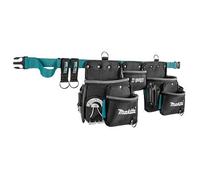 Porte-outils - Makita - E-05169 - Système de sangle adaptable - 5 compartiments - Cuir et polyester