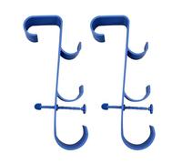 Porte-outils multifonction pour piscine - Angles réglables - Texture ABS - Installation facile - Convient pour un rangement d'outils en plein air