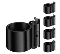 Porte-outils solide pour rail d'e-mail avec capacité de 272,2 kg en acier verni anti-oxydation pour garage et remorque, lot de crochets