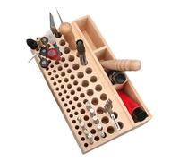 Porte-outils - Support en bois avec fentes pour estampage et poinçons - Support pour outils de sculpture | pour hommes, famille, amis et utilisation en intérieur à la maison et