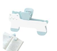 Porte-page en forme de chat - clip pour accompagner la lecture - Marque-page ouvre-livre mains libres - Outil de lecture créatif pour étudiants, adolescents, enseignants