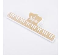 Porte-pages pour livre de musique pour une lecture facile, idéal pour la pratique de la guitare et du violon (jaune)