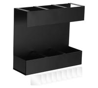 Porte-Pailles De Rangement |Organisateur Mural Étanche Réutilisable Pour Cuisine Placard Frigo - Rangement Étalage Étroit Réutilisable 3 Compartiments Fixation Murale Pour Cuisine Placard Réfrigérate