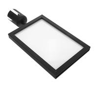 Porte-panneaux Double Face en Acier Inoxydable pour Affiche A4 Noire | Compatible Poteaux de 63mm, pour 2 ou 3 Montants, Épaisseur Conseillée Jusqu’à 1cm