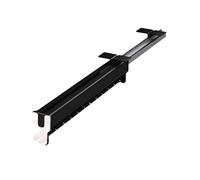 Porte-pantalons coulissants en alliage d'aluminium, 45 cm pour armoires et salles de bains, rail de pantalon extractible peu encombrant, solution élégante pour vestiaire