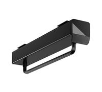 Porte-Pantalons en Alliage D'aluminium, Porte-Pantalons Extensible Intégré, Rail D'organisation De Garde-Robe Monté sur Le Dessus, Adapté Aux Pantalons,Cravates(37.5cm)