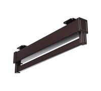 Porte-pantalons extensible en alliage d'aluminium - 21 cm x 9 cm, gain de place, forte capacité de charge, nizer de placard multifonction, anodisé H