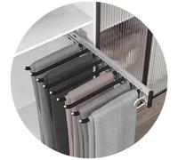 Porte-pantalons extensible pour économiser de l'espace - Support latéral pour armoire organisée