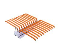 Porte-pantalons extensible pour placard, cintre à pantalons coulissant à bras 10/22, tringle à double rangée avec rails d'amortissement, organiseur de vêtements à montage latéral/supérieur (