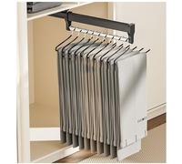 Porte-pantalons extractible - Cintre robuste d'une capacité de 25 kg pour organiser les vêtements peu encombrants
