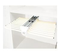 Porte-pantalons extractible pour placard, 22 bras à double rangée, organiseur de vêtements pour économiser de l'espace