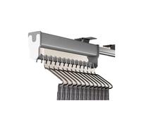 Porte-Pantalons Extractible, Rail De Suspension Extensible for Placard Coulissant, Porte-Pantalons, Rail De Garde-Robe Réglable, for Le Rangement des Vêtements(Color-1,39.5cm)