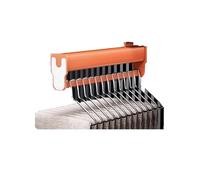 Porte-Pantalons Extractible, Rail De Suspension Extensible for Placard Coulissant, Porte-Pantalons, Rail De Garde-Robe Réglable, for Le Rangement des Vêtements(Orange,44.5cm)