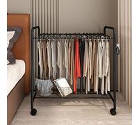 Porte-pantalons télescopique - Présentoir multifonction pour pantalons avec cintres et roues, organisateur peu encombrant pour la maison