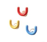 Porte-pantoufles en plastique pour murs de salle de bain utilisant la technologie sous vide pour un montage sûr sans vis ni adhésifs (B)