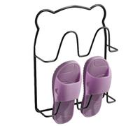 Porte-Pantoufles Mural | Cintres muraux adhésifs en métal | Porte-Chaussons, Organisateur de Chaussures Collant, Support Mural, Rangement Flexible pour Chaussures Plates, Talons Hauts, Baskets