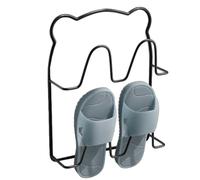 Porte-pantoufles - Organiseur mural en métal pour chaussures, support adhésif | Support flexible peu encombrant pour talons hauts, baskets, glissières dans l'entrée, la salle de bain, le placard ou