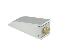 Porte-papier abrasif avec clip de meulage pour polir les bords sur métal, bois, plastique et autres surfaces en aluminium pour bloc de ponçage en alliage pour travaux de précision (A)