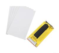 Porte-papier abrasif manuel conçu pour le ponçage des cloisons sèches, la finition du bois et le polissage du métal à l'aide de feuilles abrasives standard avec fixation à clip métallique sécurisé