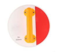 Porte-papier abrasif mural de 22,9 cm pour ponçage manuel - Plastique épais, prise en main antidérapante, outil de disque résistant à l'usure pour bricolage et professionnel (A)