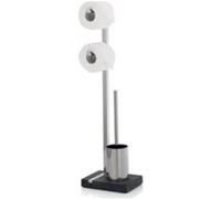 Porte papier + brosse WC design inox brossÃ© Blomus Métallique G