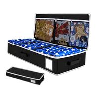 Porte Papier Cadeau,Coffret De Noël,Boîte De Rangement Réutilisable Pour Papier Cadeau | Pour Rubans Accessoires Fournitures Bureau Kit Intérieur Garage Chambre