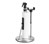 Porte-papier de cuisine avec flacon pulvérisateur | Support vertical, robuste et résistant pour téléphone portable | Porte-papier de cuisine | Pour salon, salle de bain, dortoir d'étudiant et plan de